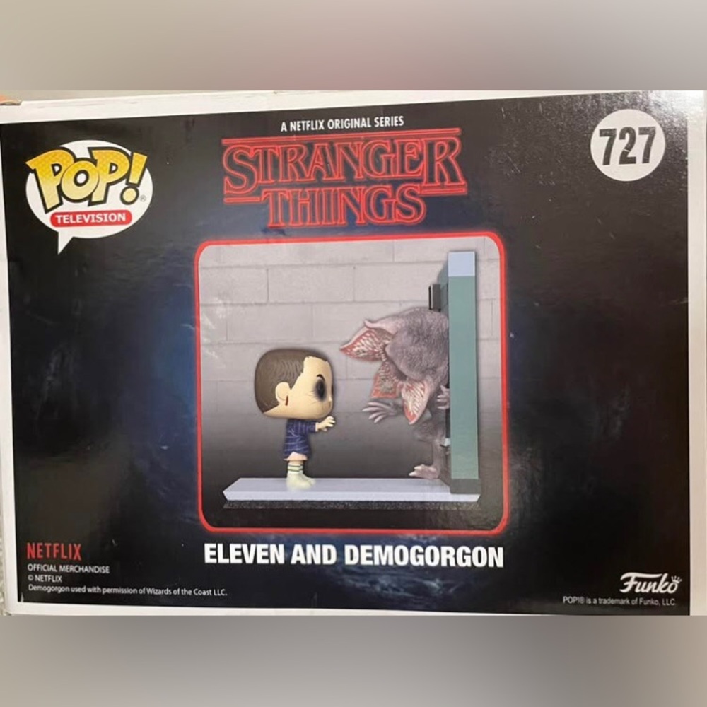 Eleven vs The Demogorgon Funko Pop 727 from 2018